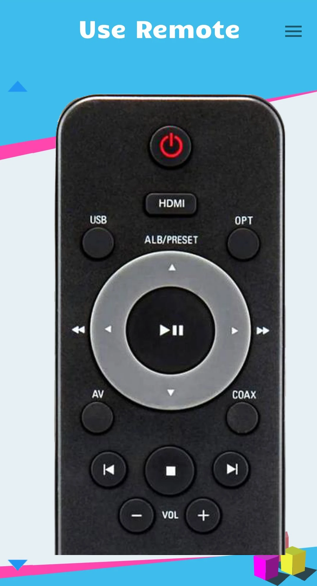 Remote for Philips Sound Bar screenshot