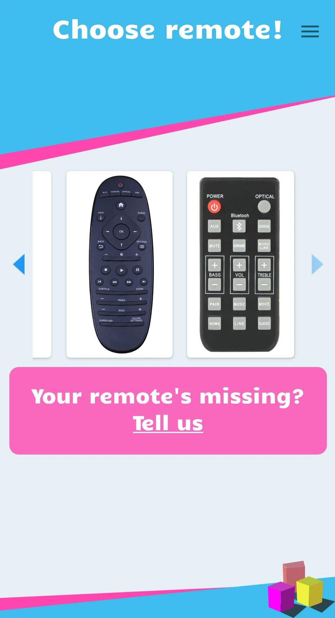 Remote for Philips Sound Bar screenshot
