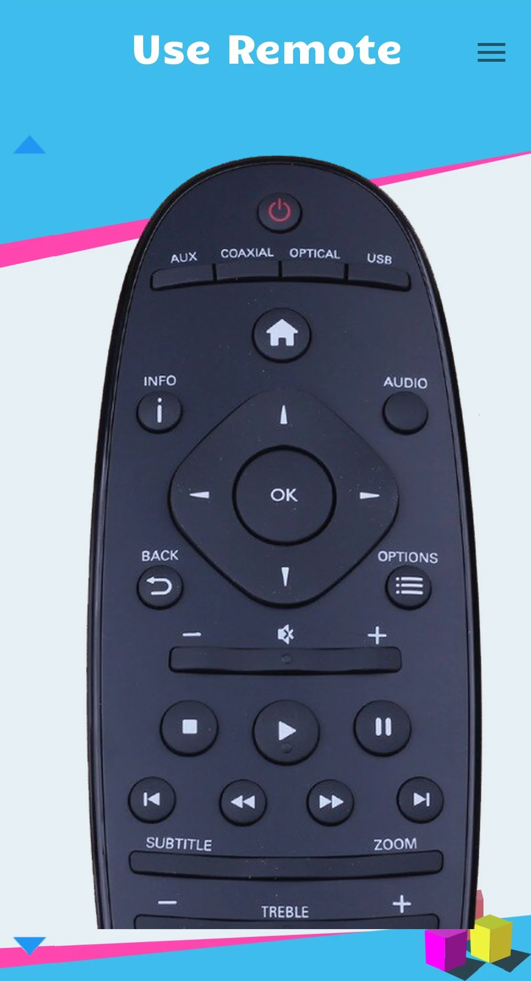 Remote for Philips Sound Bar screenshot